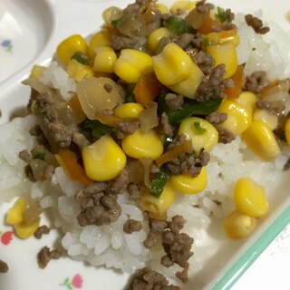 幼児食♡そぼろ丼